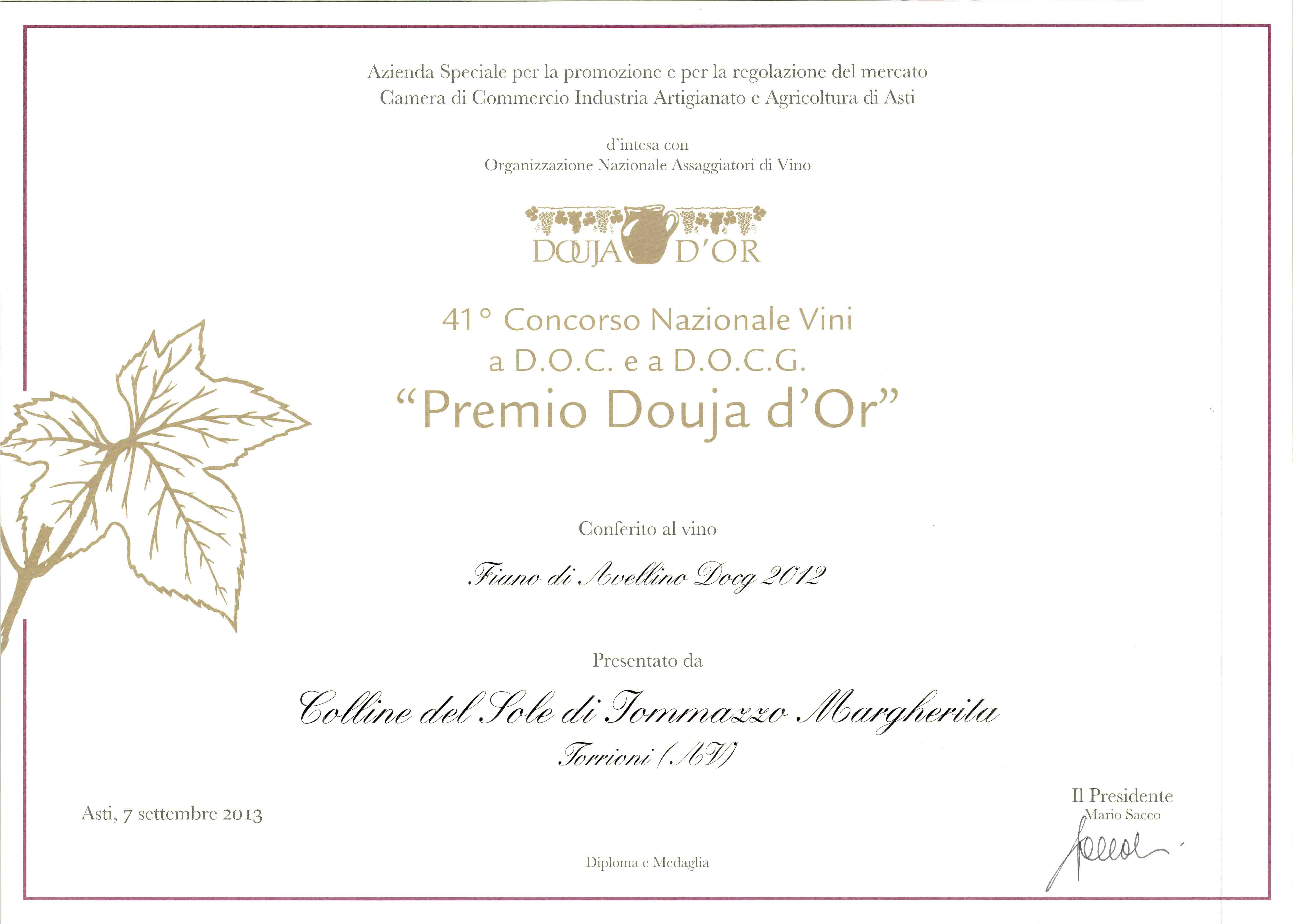 DOUJA D'OR 2012
